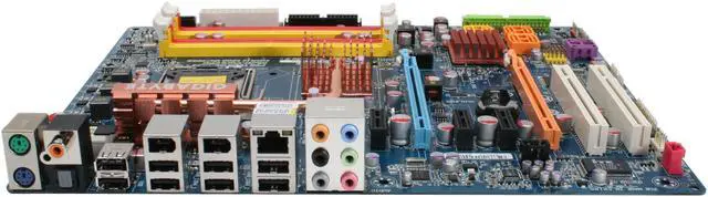 Alt view image 2 of 7 - GIGABYTE GA-EP35-DS3P LGA 775 Intel P35 ATX Dynamic Energy Saver Ultra Durable II Intel Motherboard