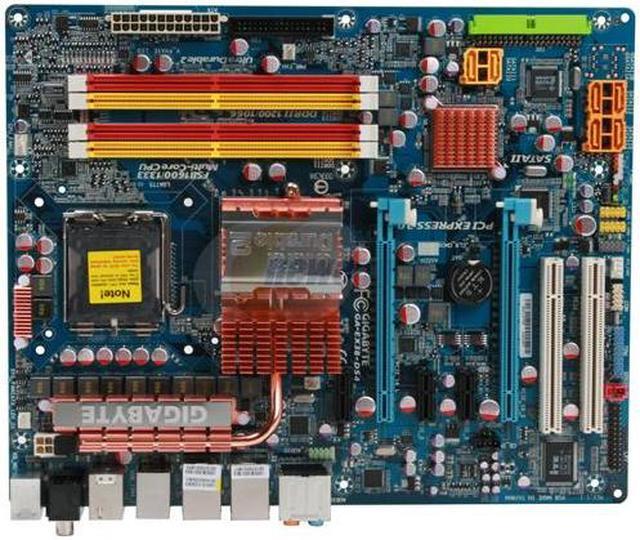 Alt view image 3 of 7 - GIGABYTE GA-EX38-DS4 LGA 775 Intel X38 ATX Intel Motherboard