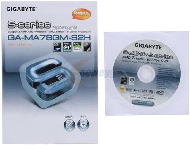 Alt view image 6 of 7 - GIGABYTE GA-MA78GM-S2H AM2+/AM2 AMD 780G HDMI Micro ATX AMD Motherboard