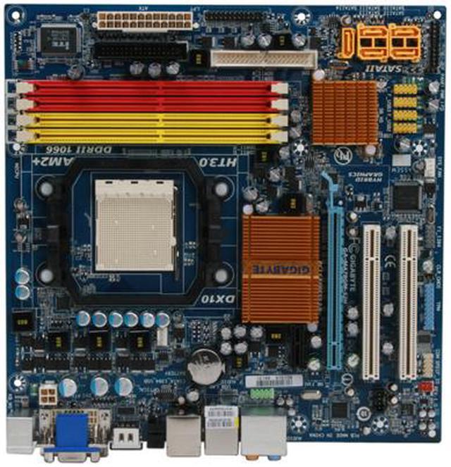 Alt view image 3 of 7 - GIGABYTE GA-MA78GM-S2H AM2+/AM2 AMD 780G HDMI Micro ATX AMD Motherboard