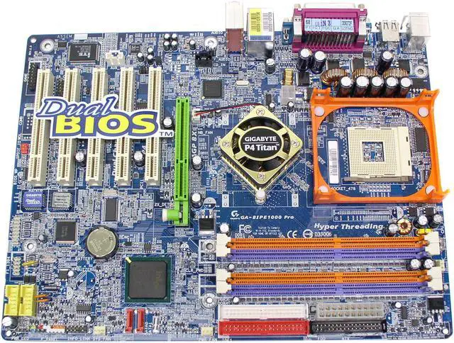 Main image of GIGABYTE GA-8IPE1000 Pro Socket 478 Intel 865PE ATX Intel Motherboard