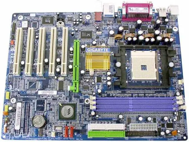 Alt view image 2 of 4 - GIGABYTE GA-K8VT800 754 VIA K8T800 ATX AMD Motherboard