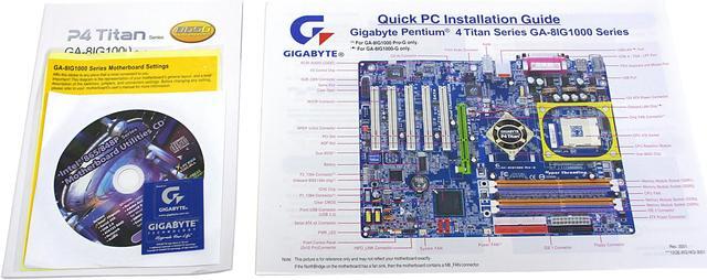 Alt view image 4 of 5 - GIGABYTE GA-8IG1000PRO-G Socket 478 Intel 865G ATX Intel Motherboard