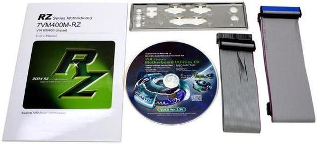 Alt view image 3 of 4 - GIGABYTE GA-7VM400M-RZ 462(A) VIA KM400 Micro ATX AMD Motherboard
