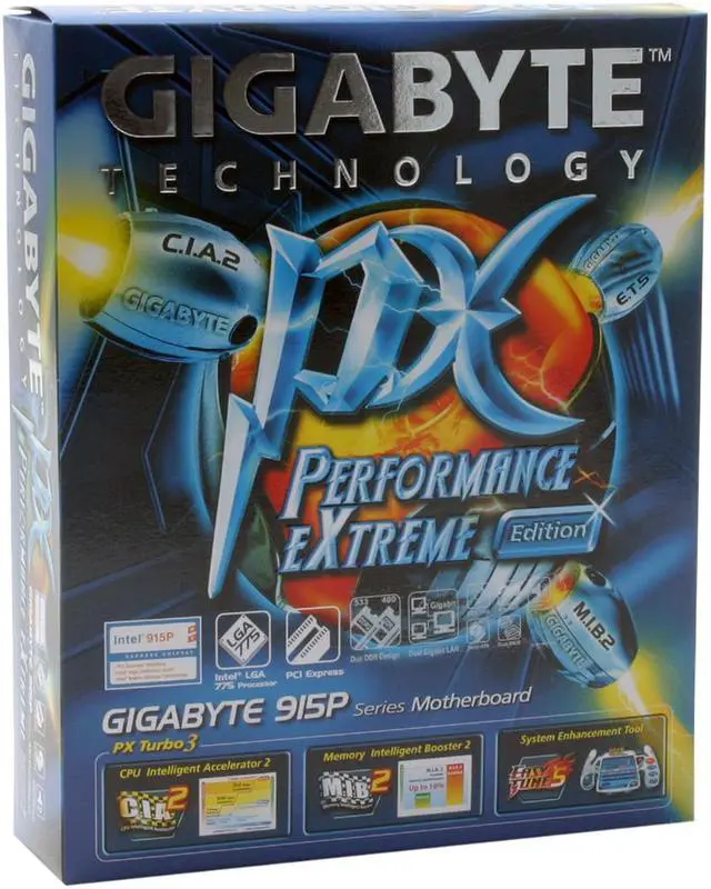 Alt view image 5 of 5 - GIGABYTE GA-8I915P DUO PRO LGA 775 Intel 915P ATX Intel Motherboard