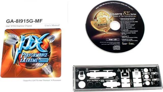 Alt view image 4 of 5 - GIGABYTE GA-8I915G-MF LGA 775 Intel 915G Micro ATX Intel Motherboard