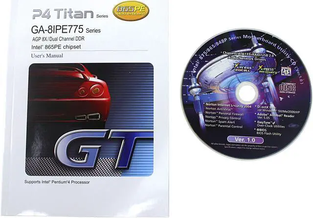 Alt view image 4 of 5 - GIGABYTE GA-8IPE775-G LGA 775 Intel 865PE ATX Intel Motherboard