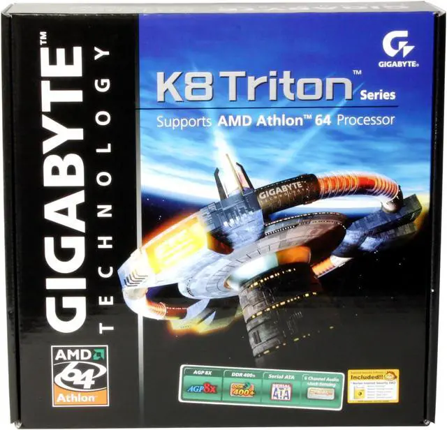 Alt view image 4 of 4 - GIGABYTE GA-K8VM800M 754 VIA K8M800 Micro ATX AMD Motherboard