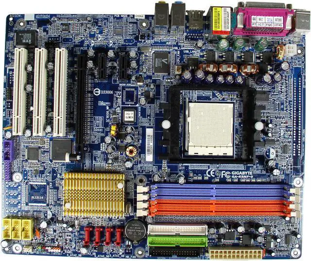 Alt view image 3 of 3 - GIGABYTE GA-K8NF-9 939 NVIDIA nForce4 4X ATX AMD Motherboard
