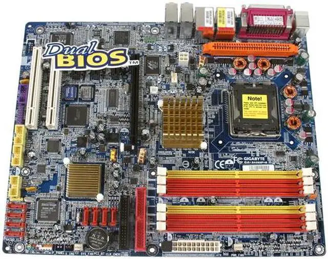 Alt view image 2 of 6 - GIGABYTE GA-8AENXP-D LGA 775 Intel 925XE ATX Intel Motherboard