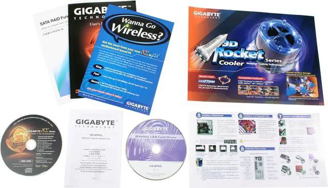 Alt view image 5 of 6 - GIGABYTE GA-8AENXP-D LGA 775 Intel 925XE ATX Intel Motherboard