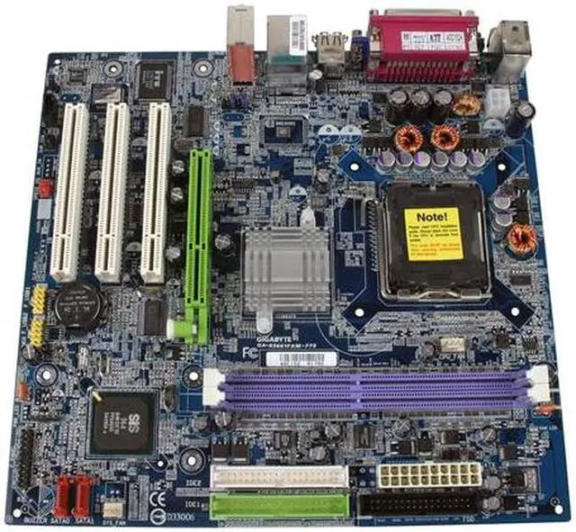 Alt view image 2 of 4 - GIGABYTE GA-8S661FXM-775 LGA 775 SiS 661FX Micro ATX Intel Motherboard
