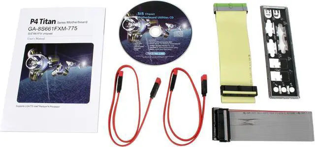 Alt view image 3 of 4 - GIGABYTE GA-8S661FXM-775 LGA 775 SiS 661FX Micro ATX Intel Motherboard