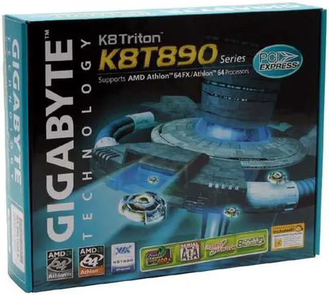 Alt view image 4 of 4 - GIGABYTE GA-K8VT890-9 939 VIA K8T890 ATX AMD Motherboard