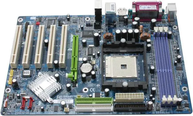 Alt view image 3 of 5 - GIGABYTE GA-K8U 754 ULi M1689 ATX AMD Motherboard