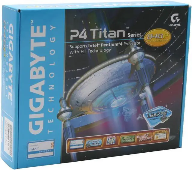 Alt view image 5 of 5 - GIGABYTE GA-8I848P775-G LGA 775 Intel 848P ATX Intel Motherboard