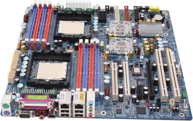 Alt view image 2 of 7 - GIGABYTE GA-2CEWH Extended ATX Server Motherboard Dual 940 NVIDIA nForce Professional 2200 + 2050 + AMD 8132