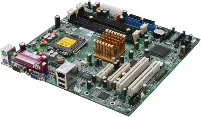 Alt view image 2 of 5 - GIGABYTE GA-8ICMT Micro ATX Server Motherboard LGA 775 Intel E7221 DDRII-400/533