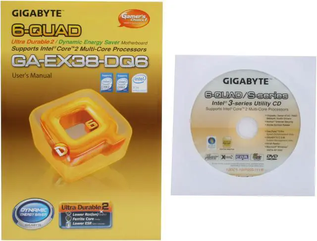 Alt view image 6 of 7 - GIGABYTE GA-EX38-DQ6 LGA 775 Intel X38 ATX Intel Motherboard