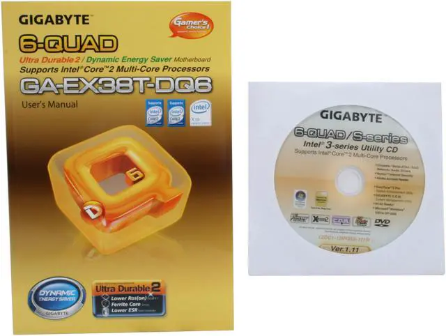 Alt view image 6 of 7 - GIGABYTE GA-EX38T-DQ6 LGA 775 Intel X38 ATX Intel Motherboard