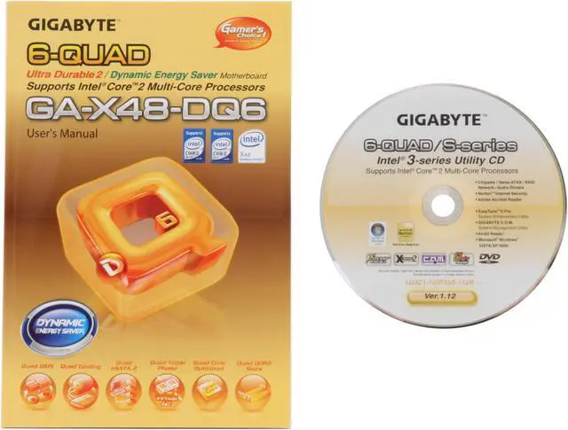 Alt view image 6 of 7 - GIGABYTE GA-X48-DQ6 LGA 775 Intel X48 ATX Intel Motherboard