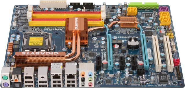 Alt view image 2 of 5 - GIGABYTE GA-X48-DS5 LGA 775 Intel X48 ATX Intel Motherboard