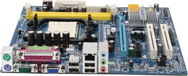 Alt view image 2 of 5 - GIGABYTE GA-M61PME-S2 AM2 NVIDIA GeForce 6100 / nForce 430 Micro ATX AMD Motherboard
