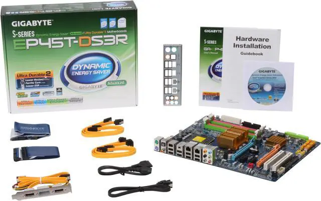 Alt view image 5 of 5 - GIGABYTE GA-EP45T-DS3R LGA 775 Intel P45 ATX Intel Motherboard