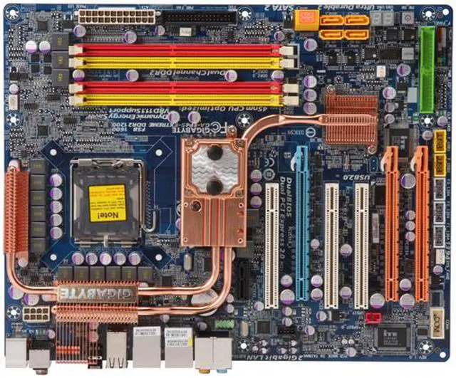Alt view image 3 of 6 - GIGABYTE GA-EP45-EXTREME LGA 775 Intel P45 ATX Intel Motherboard