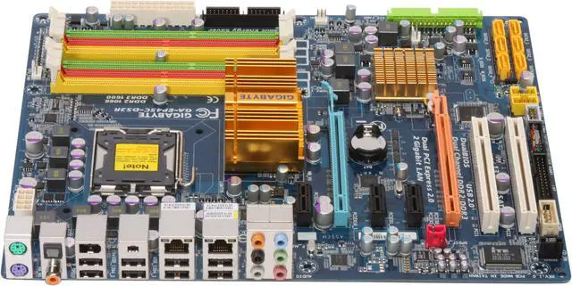 Alt view image 2 of 5 - GIGABYTE GA-EP45C-DS3R LGA 775 Intel P45 ATX Intel Motherboard