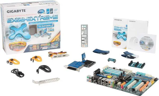 Alt view image 5 of 5 - GIGABYTE GA-EX58-EXTREME LGA 1366 Intel X58 ATX Intel Motherboard