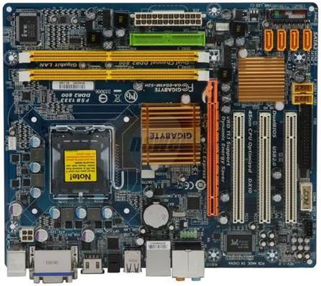 Alt view image 3 of 5 - GIGABYTE GA-EG41M-S2H LGA 775 Intel G41 HDMI Micro ATX Intel Motherboard