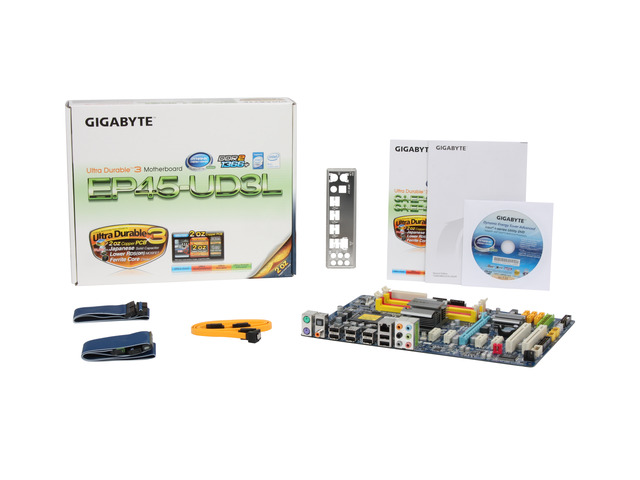thumbnail image 2 of Gigabyte GA-EP45T-UD3LR Motherboard – LGA 775 Socket, Intel P45, DDR3, ATX, Tested OK 2 of 5