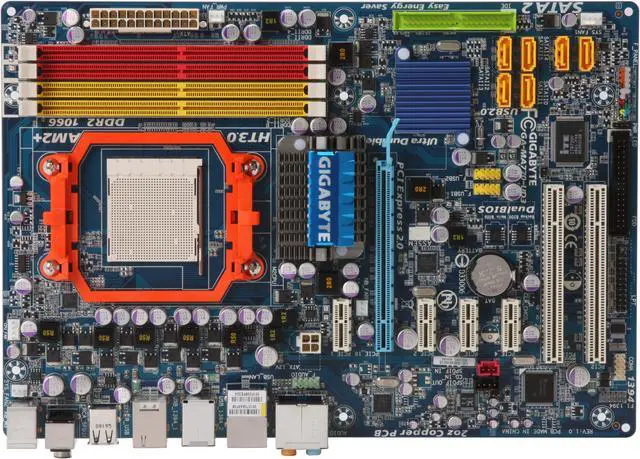Alt view image 3 of 5 - GIGABYTE GA-MA770-UD3 AM2+/AM2 AMD 770 ATX AMD Motherboard