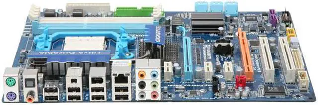 Alt view image 2 of 5 - GIGABYTE GA-MA790XT-UD4P AM3 DDR3 AMD 790X ATX AMD Motherboard