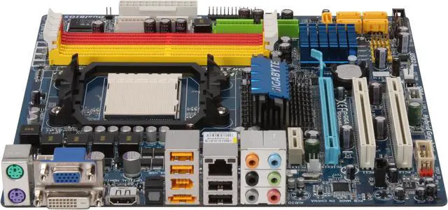 Alt view image 2 of 5 - GIGABYTE GA-MA78GM-US2H AM2+/AM2 AMD 780G HDMI Micro ATX AMD Motherboard
