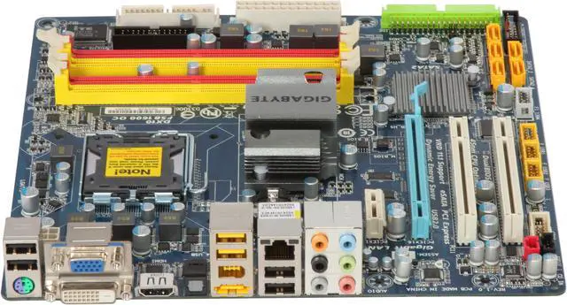 Alt view image 2 of 5 - GIGABYTE GA-EG45M-UD2H LGA 775 Intel G45 HDMI Micro ATX Intel Motherboard