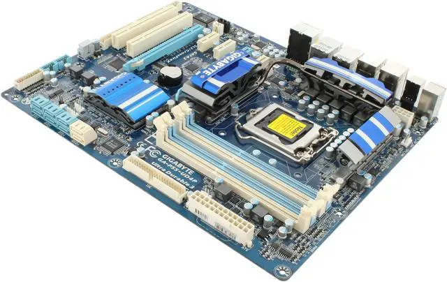 Alt view image 5 of 11 - GIGABYTE GA-P55-UD4P LGA 1156 Intel P55 ATX Intel Motherboard