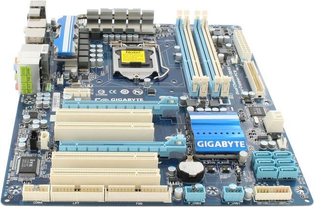 Alt view image 2 of 10 - GIGABYTE GA-P55-UD3R LGA 1156 Intel P55 ATX Intel Motherboard