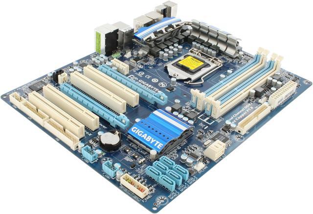 Alt view image 3 of 10 - GIGABYTE GA-P55-UD3R LGA 1156 Intel P55 ATX Intel Motherboard