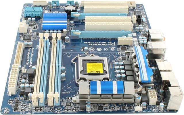 Alt view image 6 of 10 - GIGABYTE GA-P55-UD3R LGA 1156 Intel P55 ATX Intel Motherboard