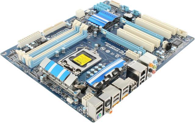 Alt view image 7 of 10 - GIGABYTE GA-P55-UD3R LGA 1156 Intel P55 ATX Intel Motherboard