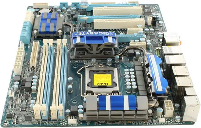 Alt view image 6 of 11 - GIGABYTE GA-P55-UD5 LGA 1156 Intel P55 ATX Intel Motherboard