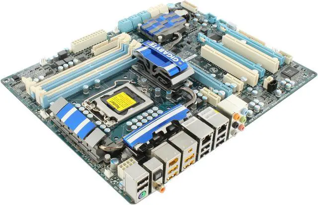 Alt view image 7 of 11 - GIGABYTE GA-P55-UD5 LGA 1156 Intel P55 ATX Intel Motherboard