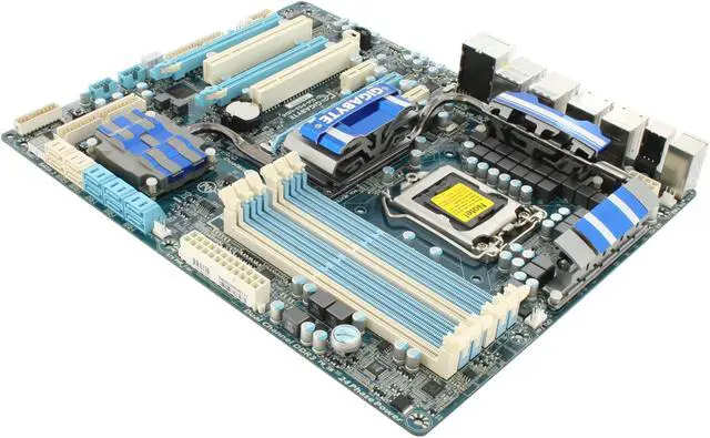 Alt view image 5 of 11 - GIGABYTE GA-P55-UD6 LGA 1156 Intel P55 ATX Intel Motherboard