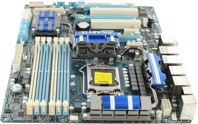 Alt view image 6 of 11 - GIGABYTE GA-P55-UD6 LGA 1156 Intel P55 ATX Intel Motherboard