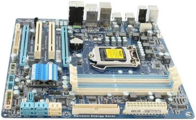 Alt view image 4 of 4 - GIGABYTE GA-P55M-UD2 LGA 1156 Intel P55 Micro ATX Intel Motherboard