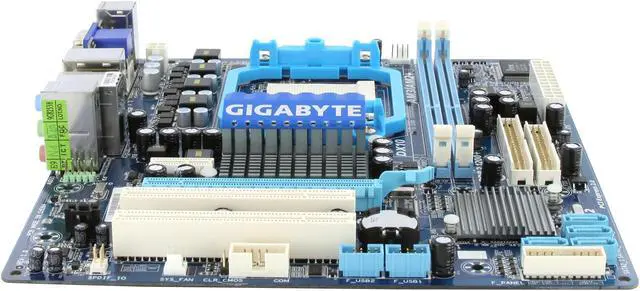 Alt view image 2 of 11 - GIGABYTE GA-MA78LM-S2 AM3/AM2+/AM2 AMD 760G Micro ATX AMD Motherboard