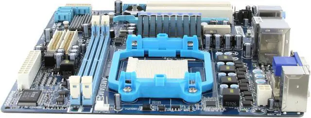 Alt view image 6 of 11 - GIGABYTE GA-MA78LM-S2 AM3/AM2+/AM2 AMD 760G Micro ATX AMD Motherboard