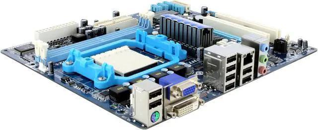 Alt view image 7 of 11 - GIGABYTE GA-MA78LM-S2 AM3/AM2+/AM2 AMD 760G Micro ATX AMD Motherboard